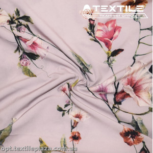 Супер софт цветы 3810D6C2 розовые, светло-фрезовый