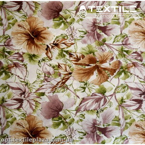 Супер софт цветы 3891D64C1 светло-коричневые, белый