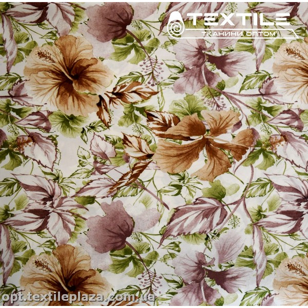 Супер софт цветы 3891D64C1 светло-коричневые, белый