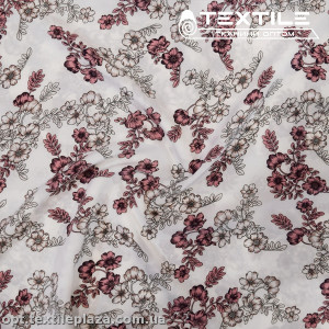 Супер софт цветы 3944D2C1 пыльно-розовые, белый