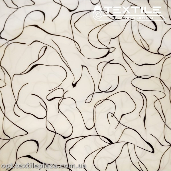 Супер софт абстракция 3944D11C2 разводы, молочно-белый