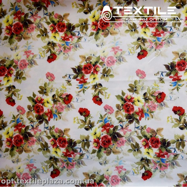 Супер софт цветы 3930D4C2 красные, белый