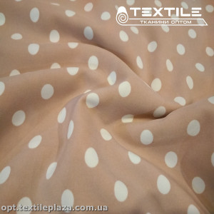 Супер софт горошек 3949D16C20 белый, светло-бежевый