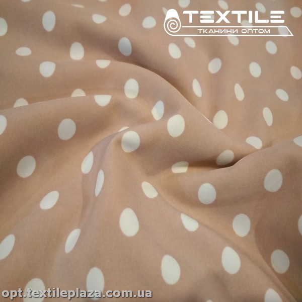 Супер софт горошек 3949D16C20 белый, светло-бежевый