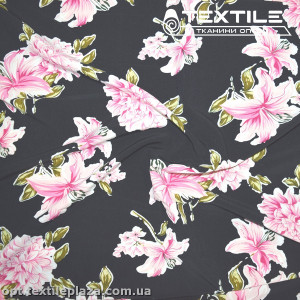 Супер софт цветы 4077D342C1 розовые, черный