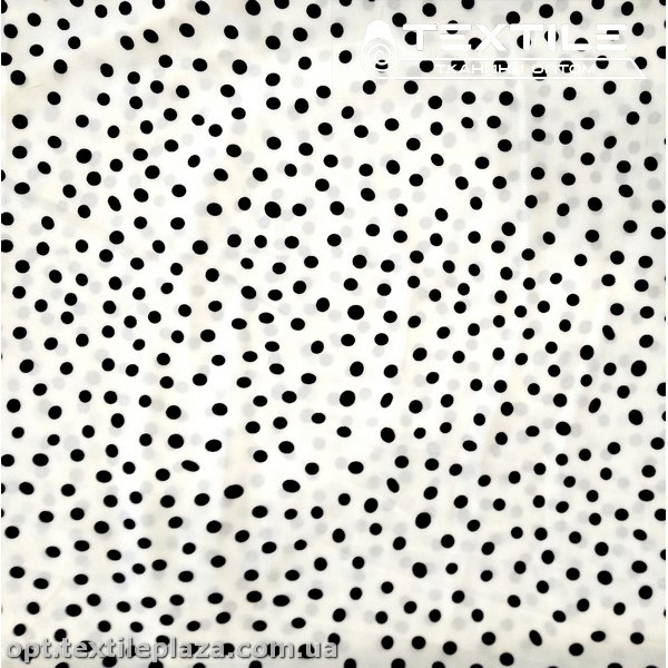 Супер софт горошек 4029D7C1 черный, молочный
