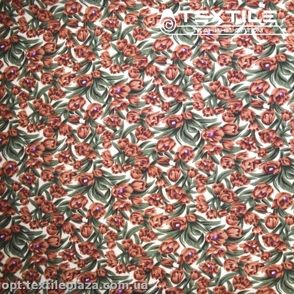 Супер софт цветы 4065D6C2 темно-бежевые, пудровый