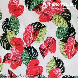 Супер софт цветы 4069D8C1 красные, белый