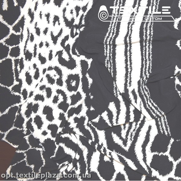 Супер софт абстракция 4077D11C1 леопард, черно-белый
