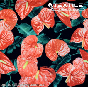 Супер софт цветы 3931D4C1 красные, черный