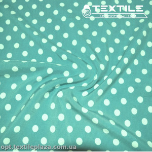 Супер софт горошек 4098D68C3 белый, петролево-голубой