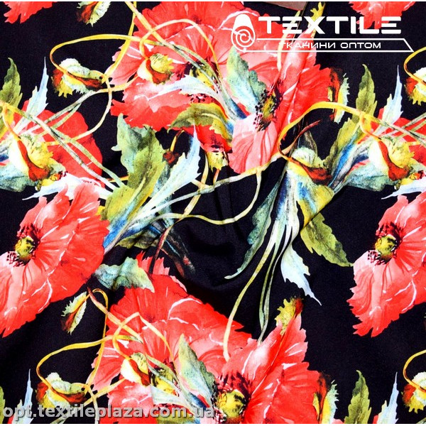 Супер софт цветы 4068D1C1 красные, черный