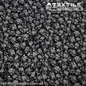 Супер софт цветы 4065D8C1 белые, черный