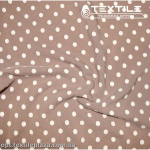 Супер софт горошек 4023D12C4 белый, бежевый