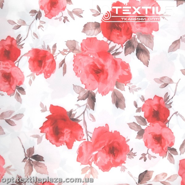 Супер софт цветы 3863D16C1 красные, белый