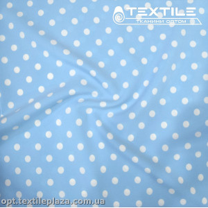 Супер софт горошек 4009D5C2 белый, голубой