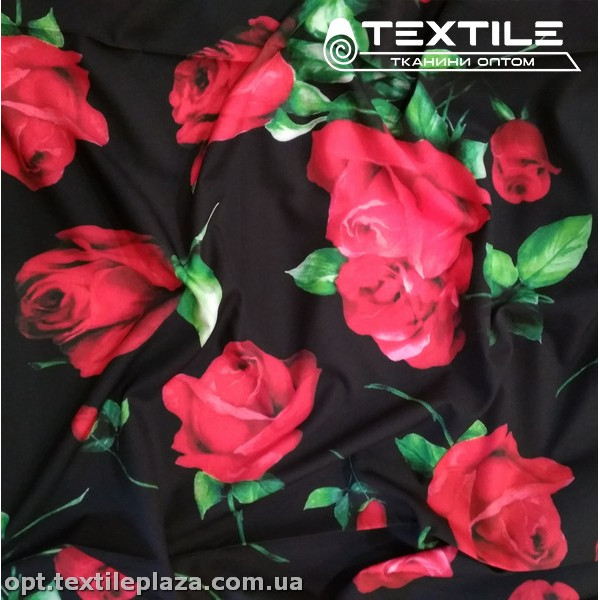 Супер софт цветы 4069D4C1 красные, черный