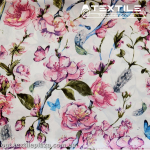 Супер софт цветы 3891D62C1 розовые, белый