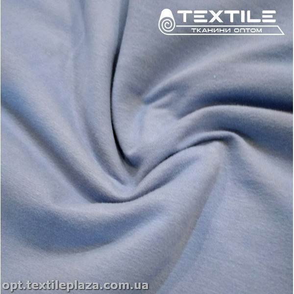 Трикотаж двунитка 4043C8 светло-васильковый