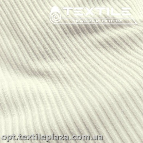 Трикотаж резинка демисезонный 4170D2C2 (3 мм) молочный