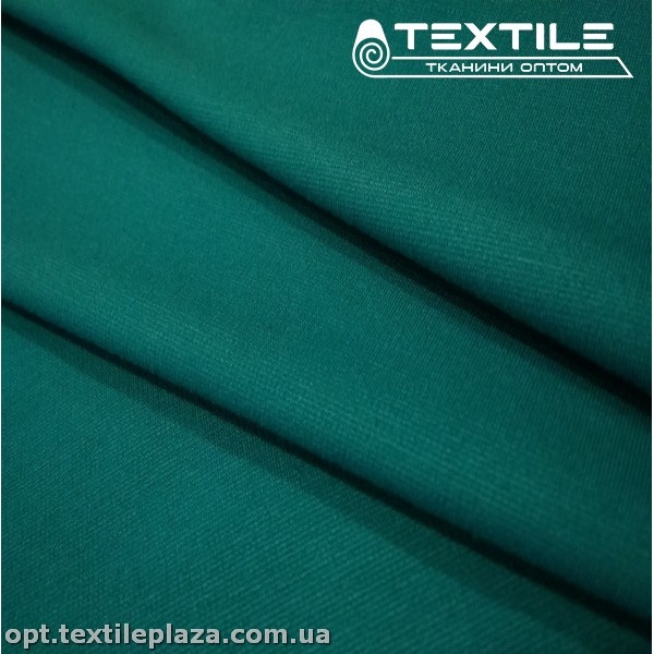 Трикотаж джерси 2372C21 морская волна