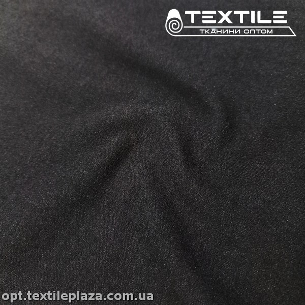 Трикотаж вельветон 4148C8 черный