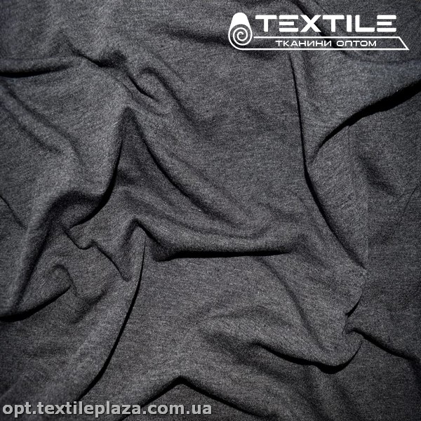 Трикотаж двунитка 13076C7 графитовый