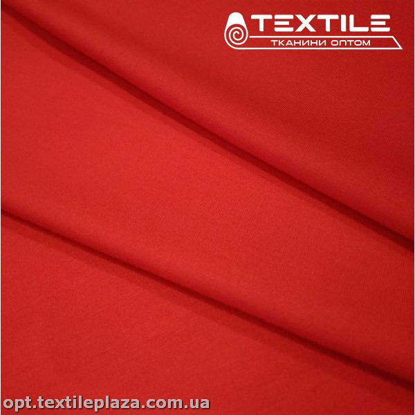 Трикотаж джерси 2424C9 кораллово-красный