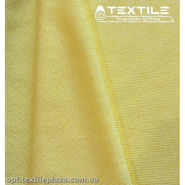 Трикотаж резинка демисезонный 2654D3C4 (4 мм) лимонный