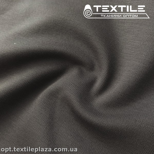 Трикотаж джерси 4096C33 графитово-серый