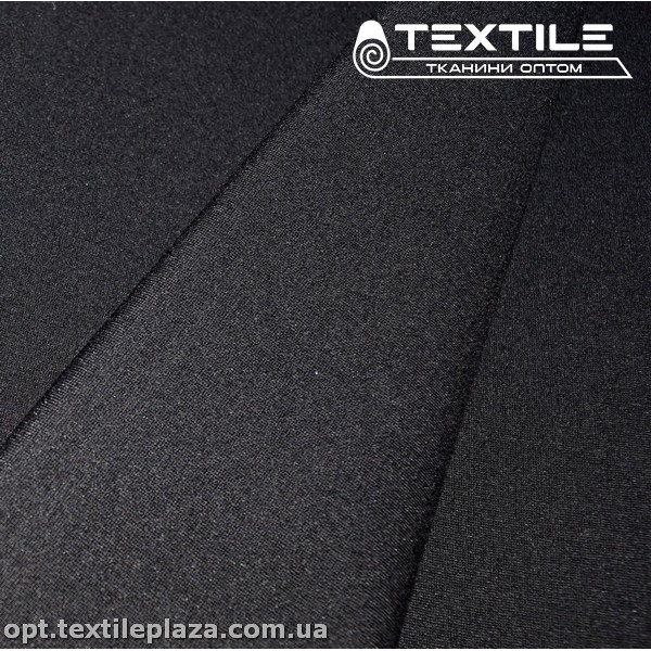 Трикотаж джерси нейлон 13332C7 черный