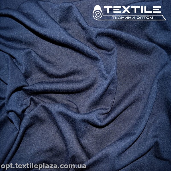 Трикотаж двунитка 13076C8 синий