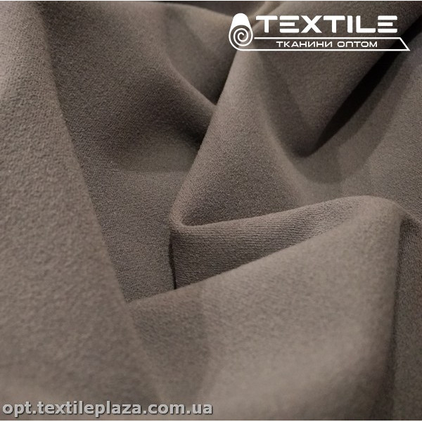 Трикотаж креп-дайвинг 3919C6 светло-серый