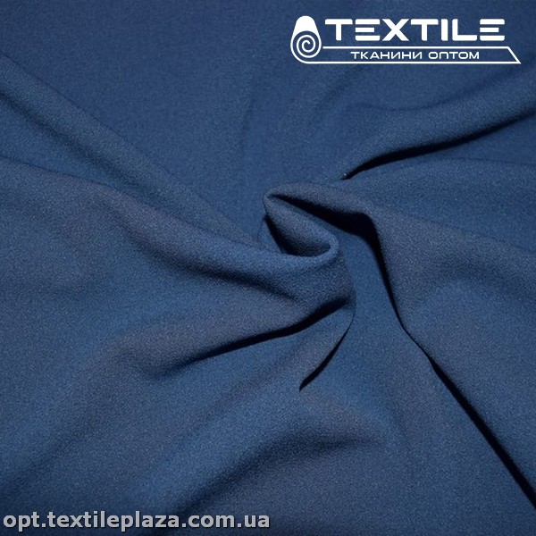 Трикотаж креп-дайвинг 2452C6 синий