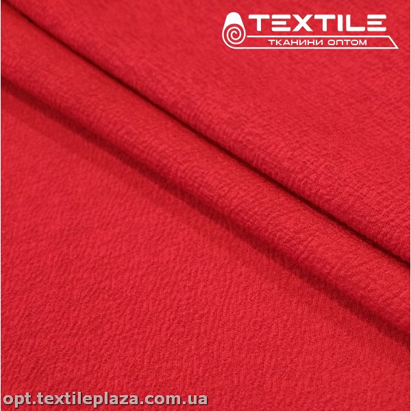 Трикотаж креп-дайвинг 2928C5 вишнево-красный