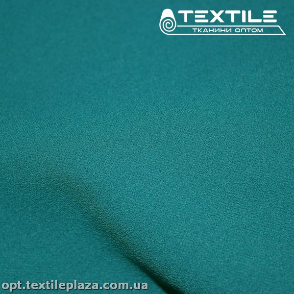 Трикотаж креп-дайвинг 2713C1 морская волна