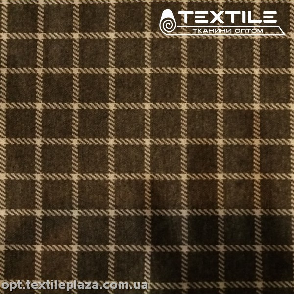 Трикотаж демисезонный цветной 4200D3C1 клетка, серый