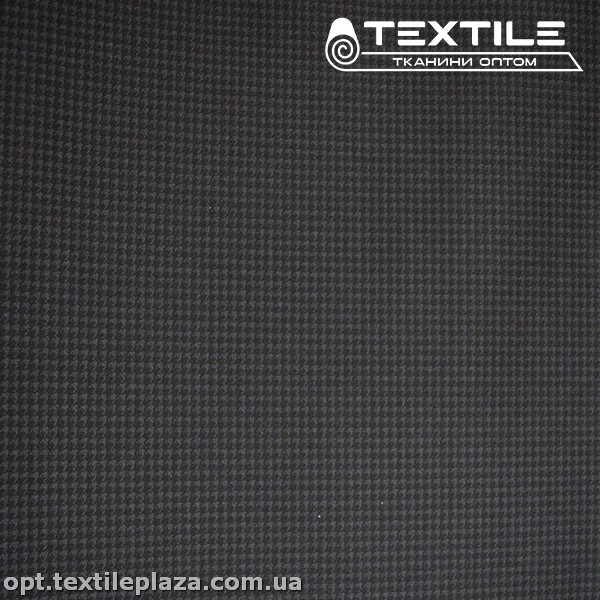 Трикотаж демисезонный цветной 2013D4C1 гусиная лапка, серо-черный