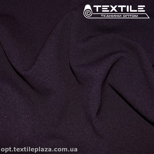 Трикотаж креп-дайвинг 2713C5 темный баклажан