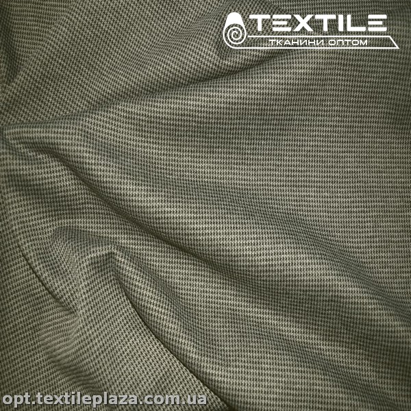 Трикотаж демисезонный цветной 4116D1C1 гусиная лапка, темно-серый