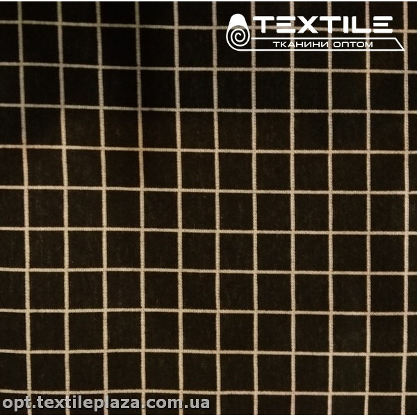 Трикотаж демисезонный цветной 4200D13C2 клетка, черный