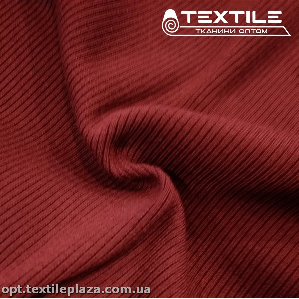 Трикотаж резинка демисезонный 3961C11 (2 мм) бордовый