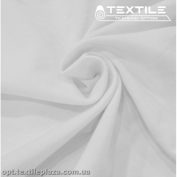 Трикотаж двунитка 4093C1 белый