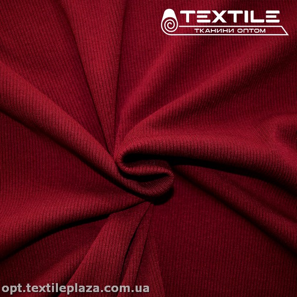 Трикотаж резинка демисезонный 3758C7 (2 мм) марсал