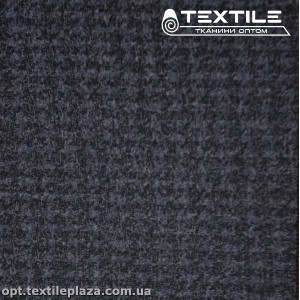 Трикотаж демисезонный цветной 3995D3C6 узор, темно-синий