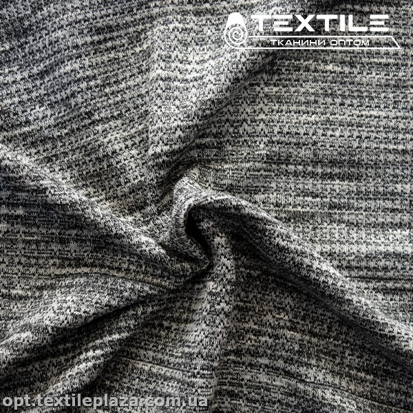 Трикотаж демисезонный цветной 3760D7C4 узор, серый