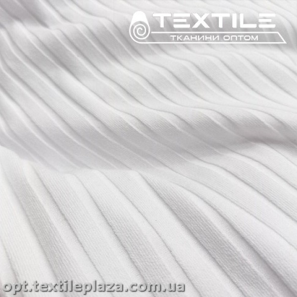 Трикотаж резинка демисезонный 4170D3C1 (8 мм) белый