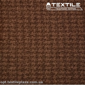 Трикотаж демисезонный цветной 3995D3C7 узор, коричневый