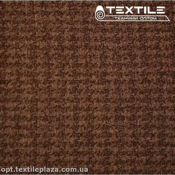 Трикотаж демисезонный цветной 3995D3C7 узор, коричневый