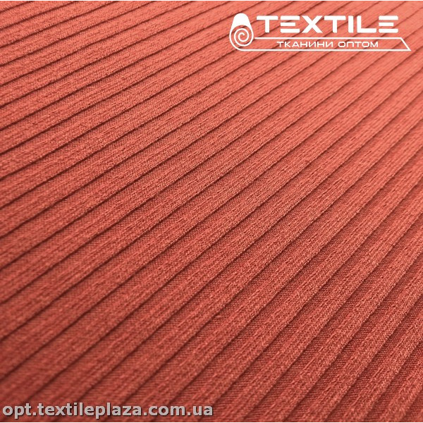 Трикотаж резинка демисезонный 4042D1C21 (3 мм) кирпичный